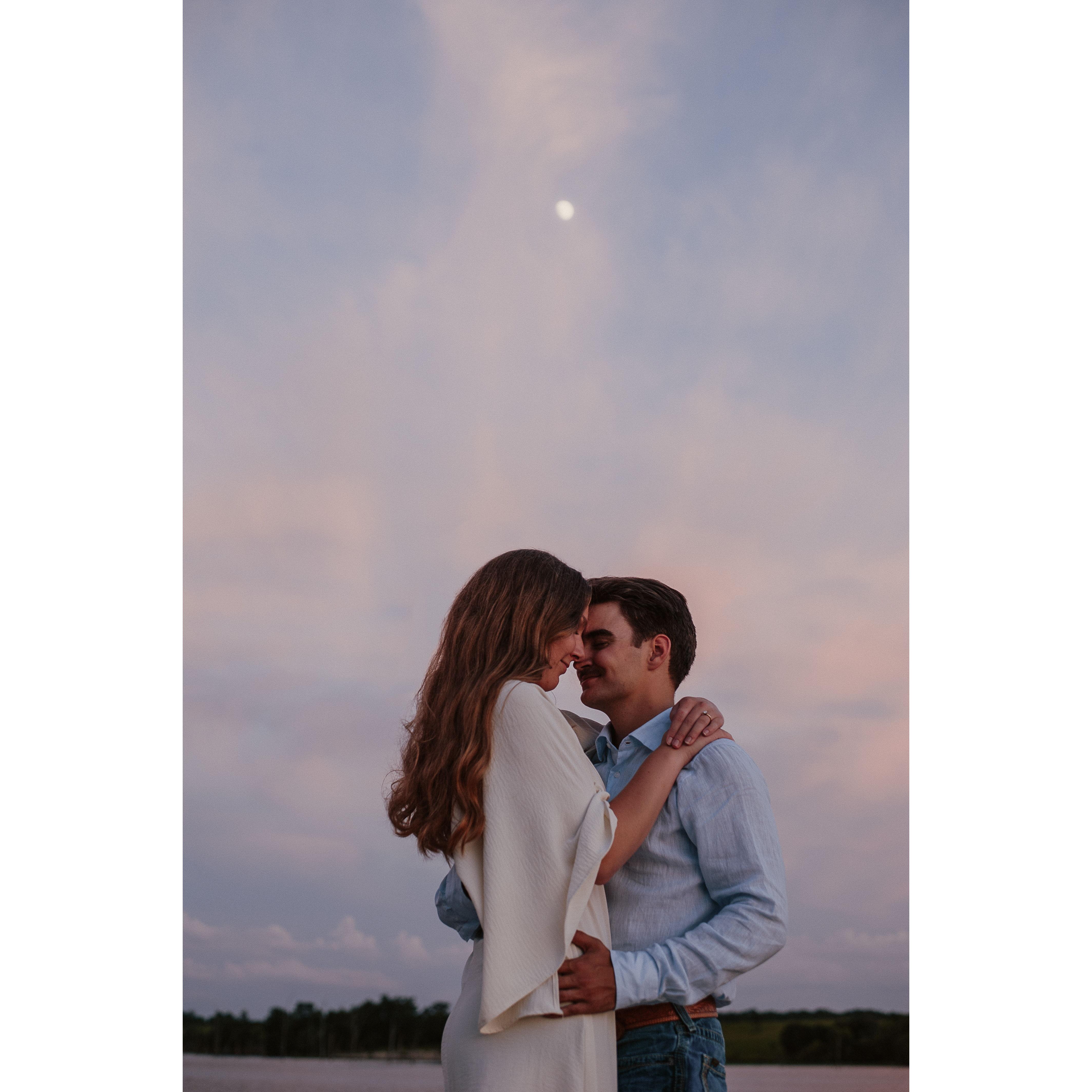 Photobombed by the moon!