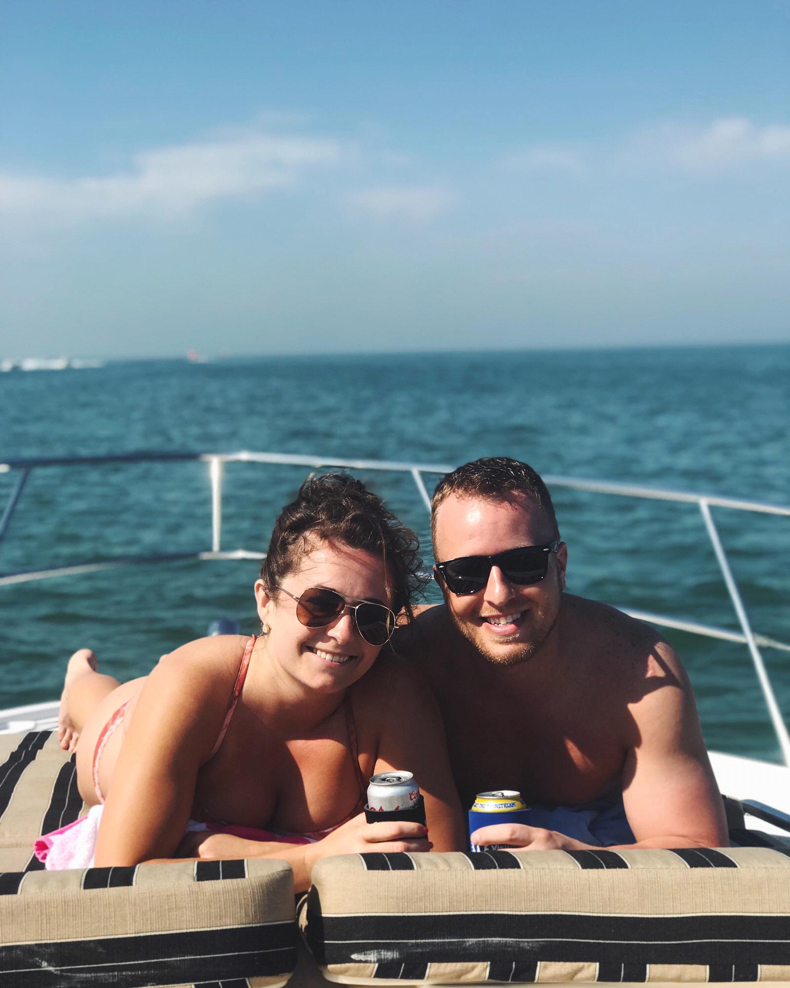 Florida Trip, March 2018. Katie's Grandparents boat on the Gulf of Mexico