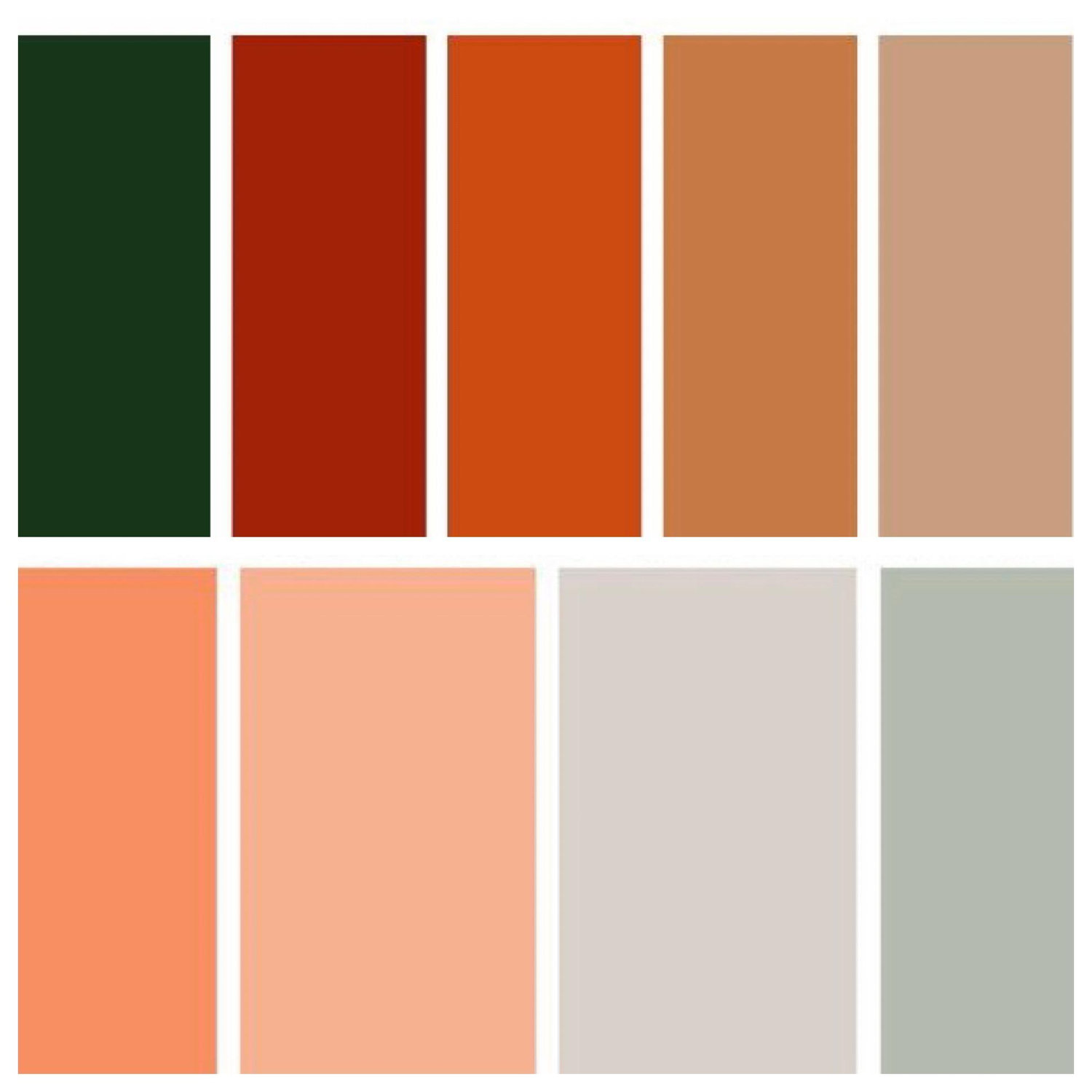 Dress code is "garden attire" and this is the color palette we would like our guests to try their best to dress by!