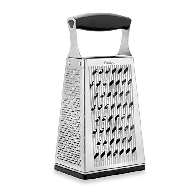 Cuisipro 4-Sided Boxed Grater with Ginger Grater