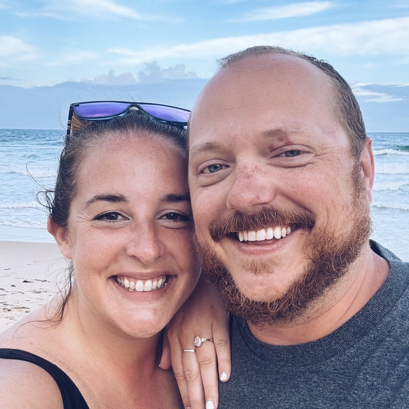 The day we got engaged in Australia!