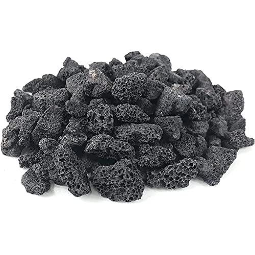 Venetian Princess Lava Rocks - Decorative Landscaping Rocks or Gas Fire Pits Rocks, 3/4" (.75") (10 Lbs, Black Lava Rock)