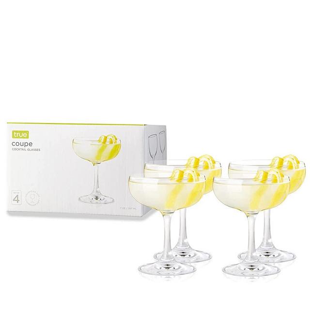 True 7 oz Coupe, Set of 4 Liquor Glass Sets, 207 ml