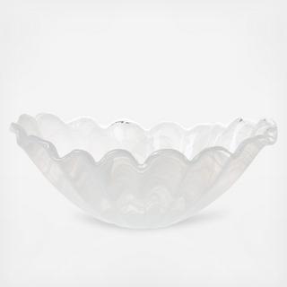 Onda Glass Centerpiece Bowl