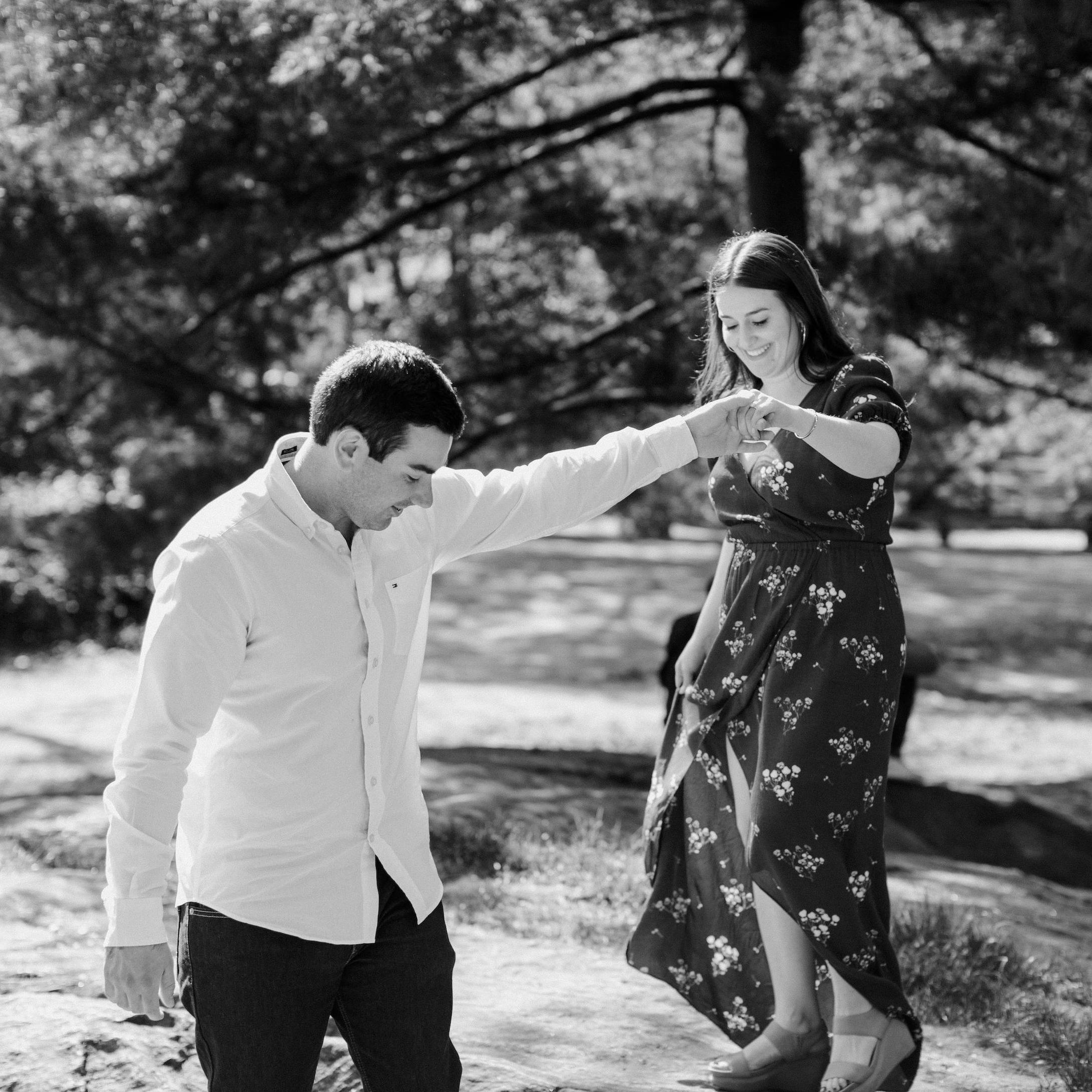 Engagement Photos, Central Park Spring 2019.