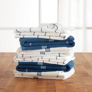 Modern Waffle 6-Piece Kitchen Towel Set