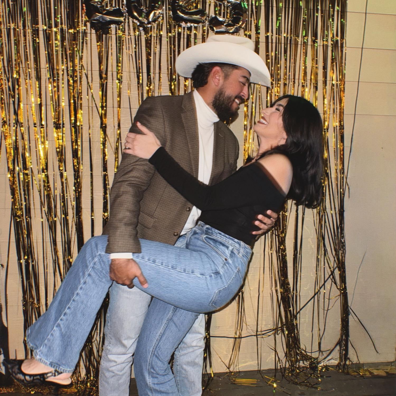 NYE 2024 ringing in our wedding year!!