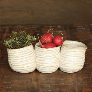 Bower Clustered Ceramic Vase, Set of 2
