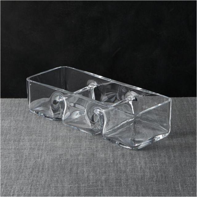 Three-Part Rectangle Dish