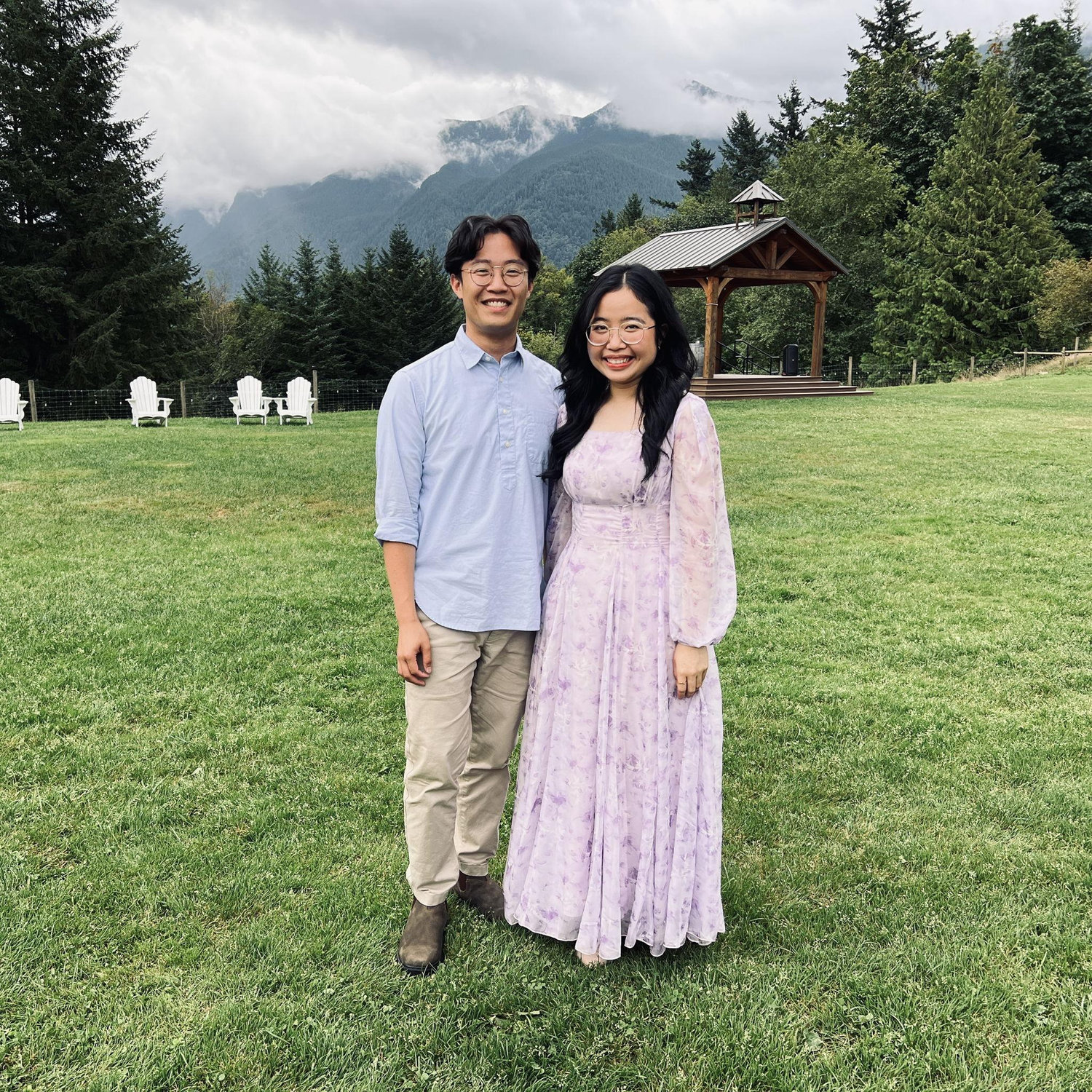 First wedding we attended together.