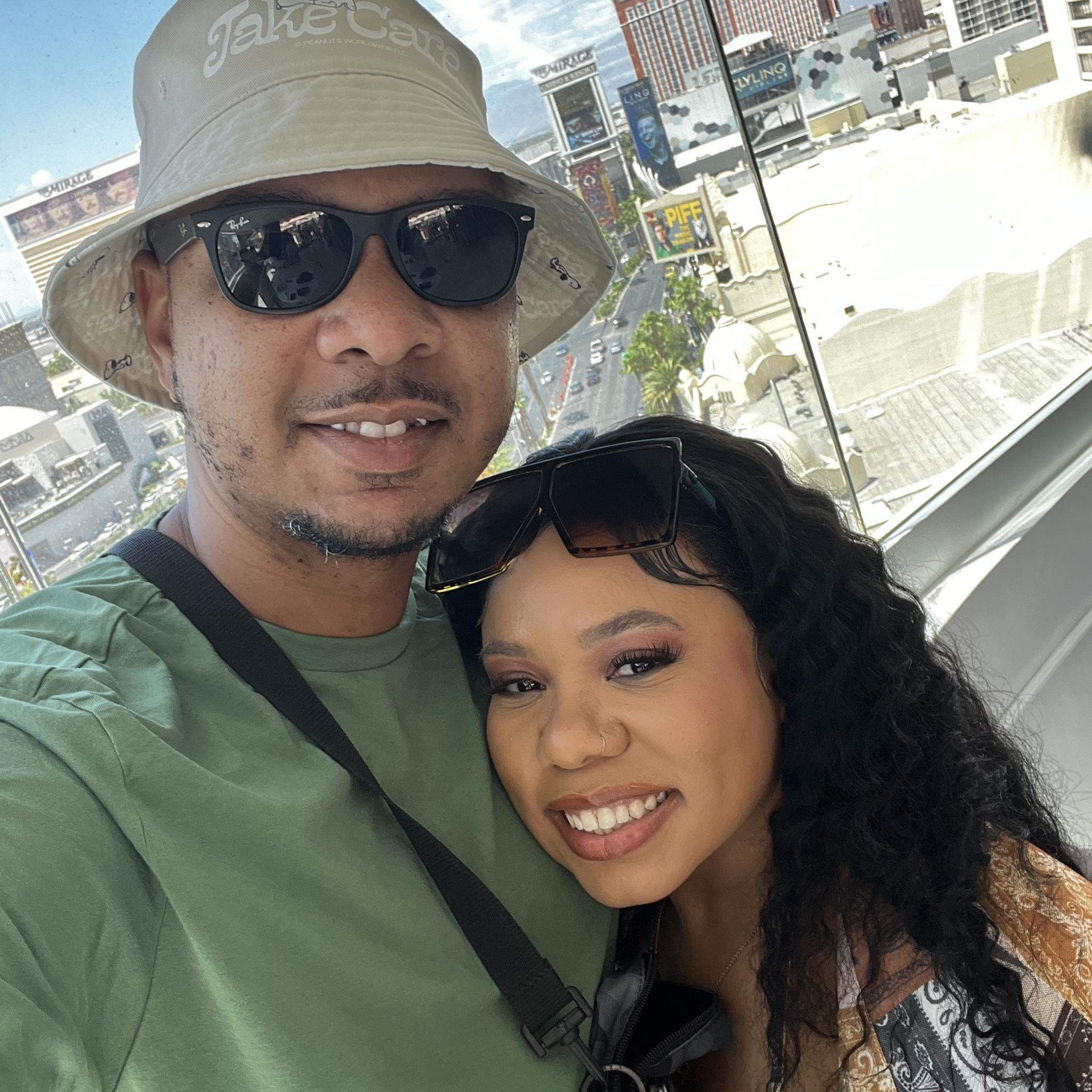 His first time in Vegas for his birthday