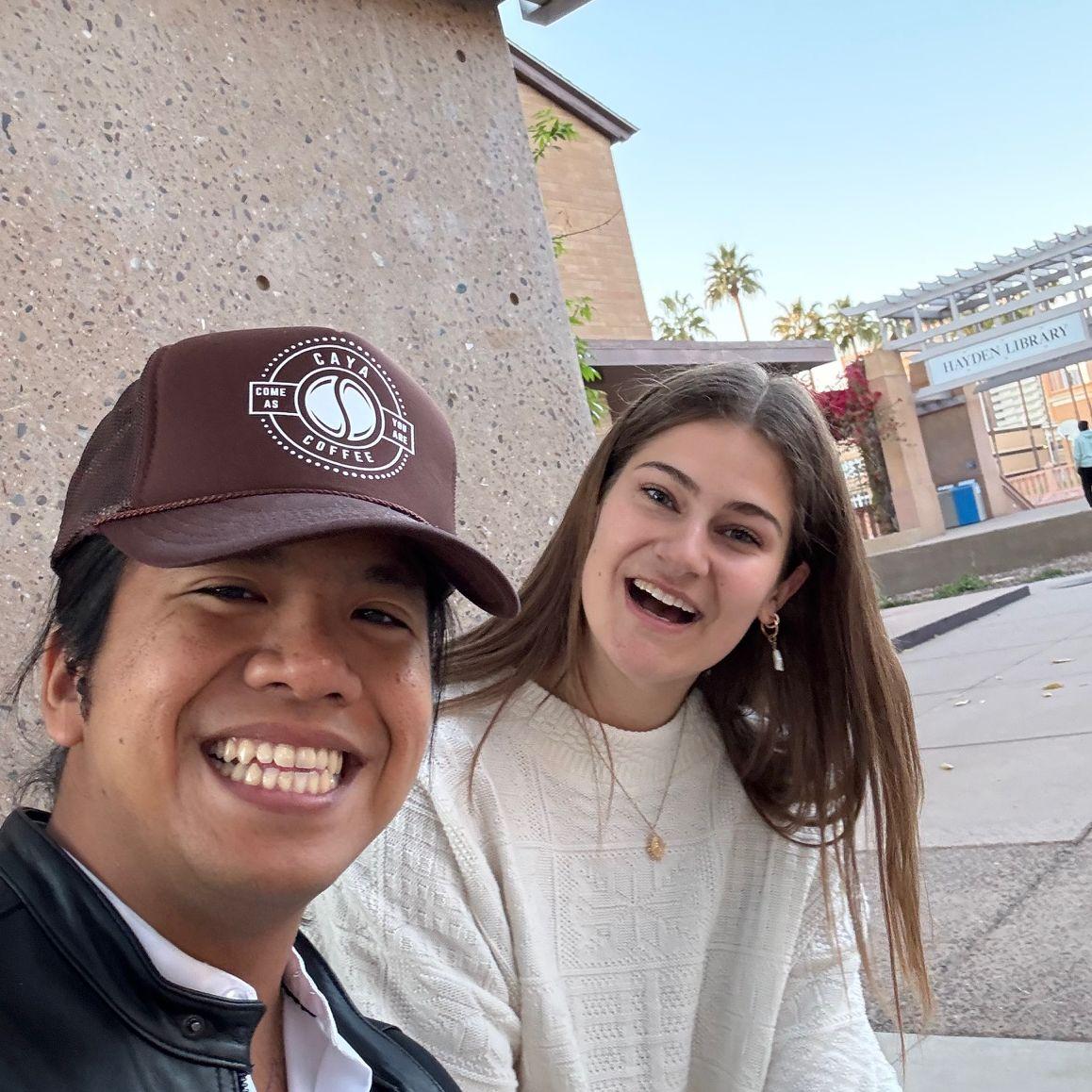 "Hood Walks" as missionaries right before we started dating. We were assigned the same neighborhood. Shout out to Ryan for the pairing!
