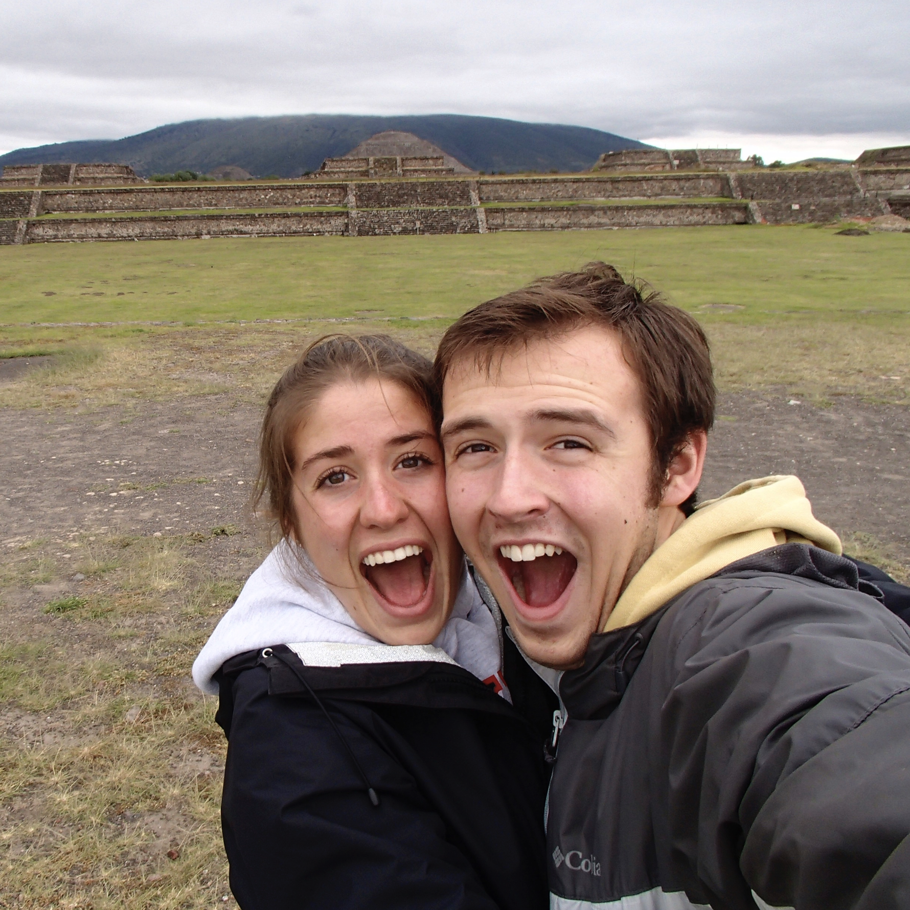 So excited to visit Teotihuacan and be together!