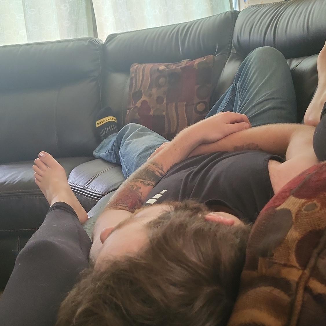 My sleepy man