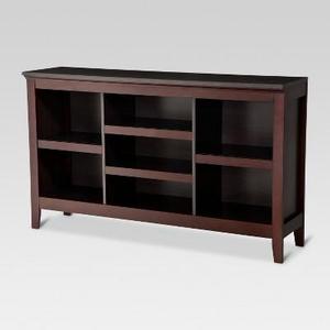 Carson Horizontal Bookcase with Adjustable Shelves - Espresso - Threshold™