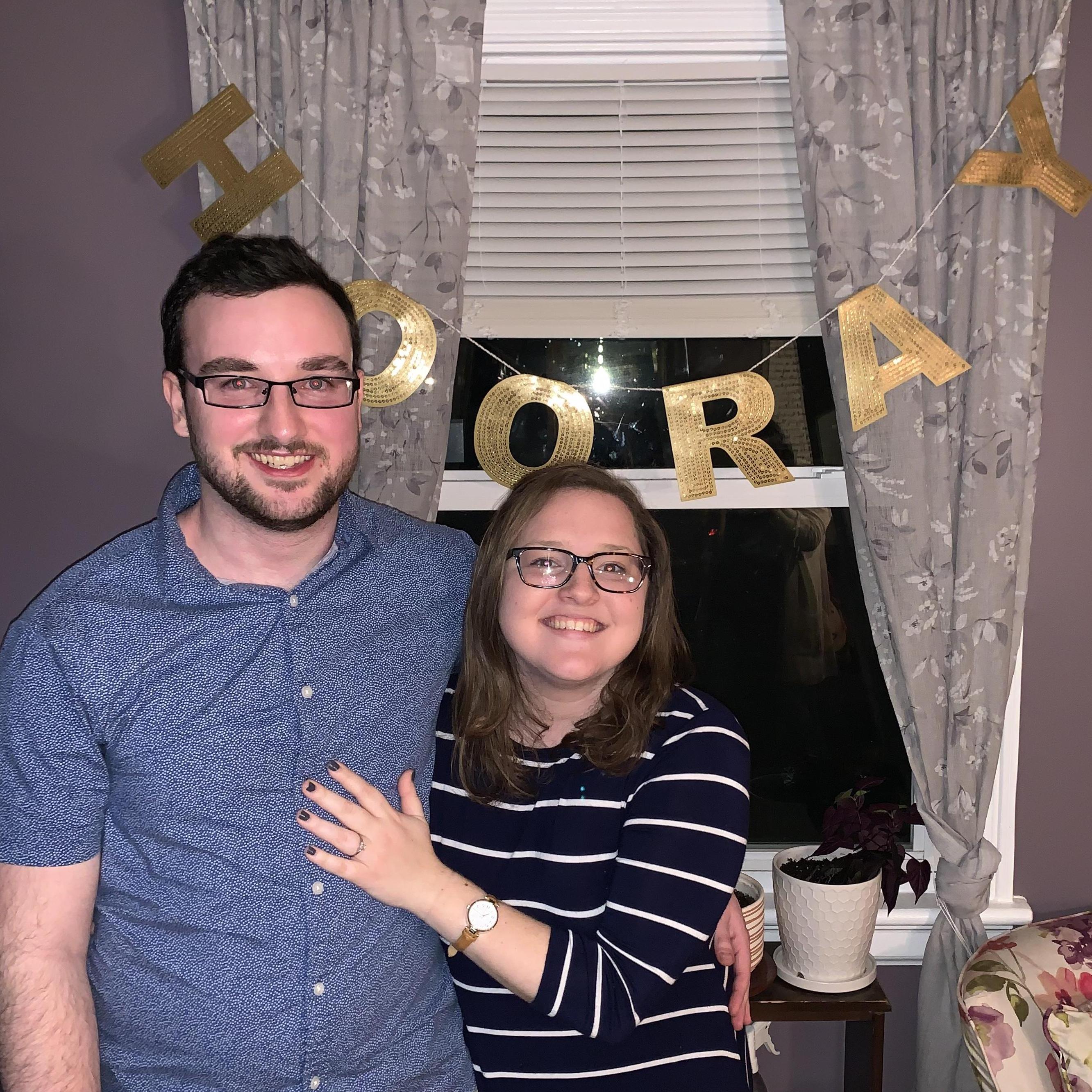 Year 8 - The night we got engaged!
