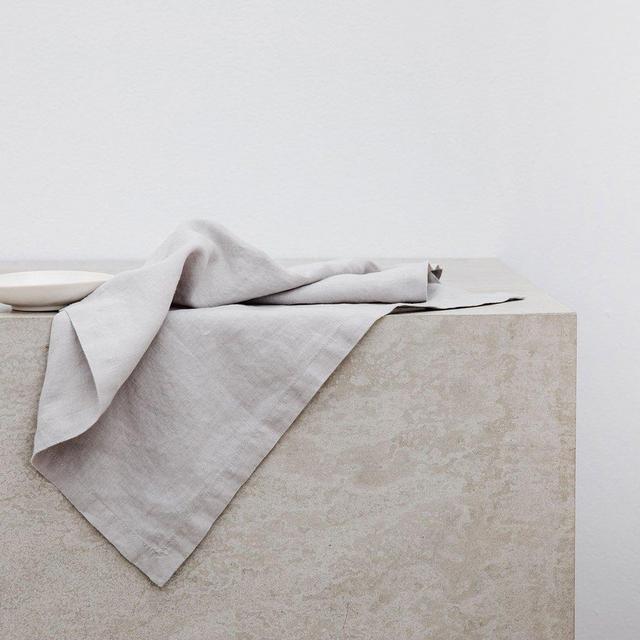 Cultiver Linen Table Napkins - Smoke Gray