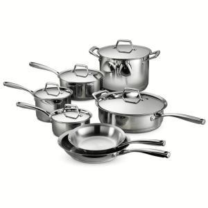 Tramontina Gourmet Prima 12-Piece Stainless Steel Cookware Set with Lids-80101/203DS - The Home Depot
