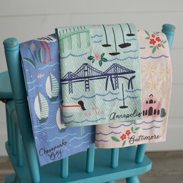 "Charm City" Tea Towel