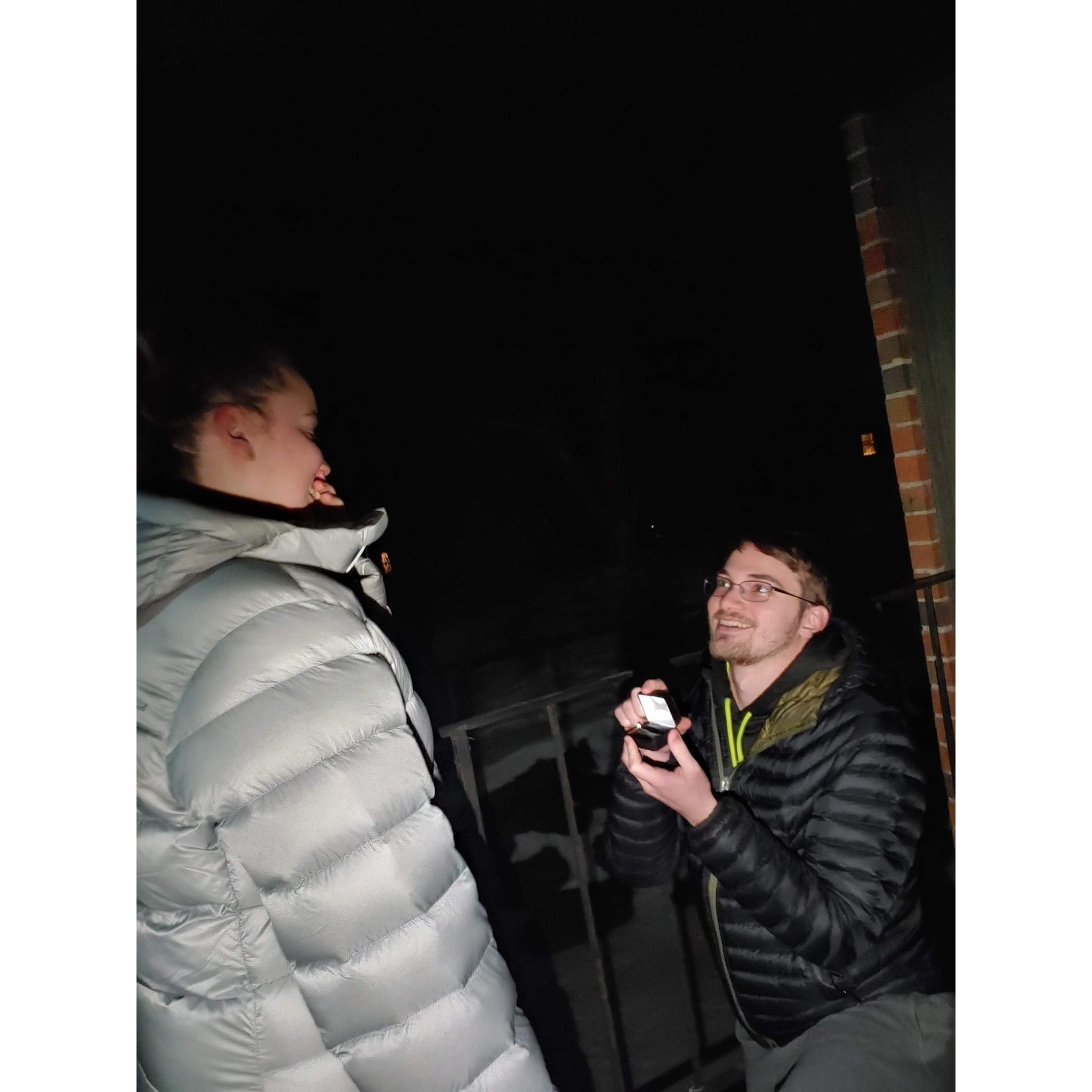 The reenactment of the proposal