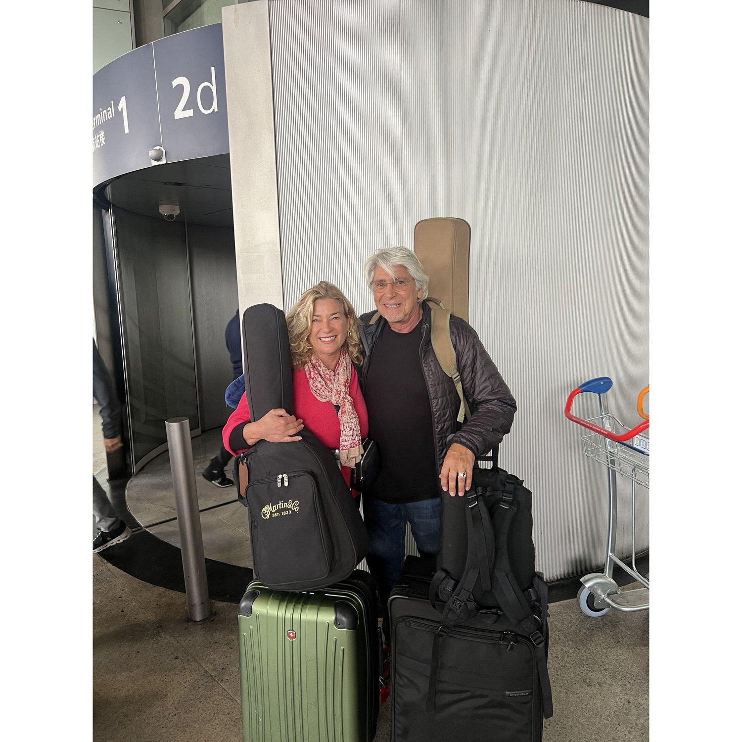 Flying out of Paris after an awesome adventure.