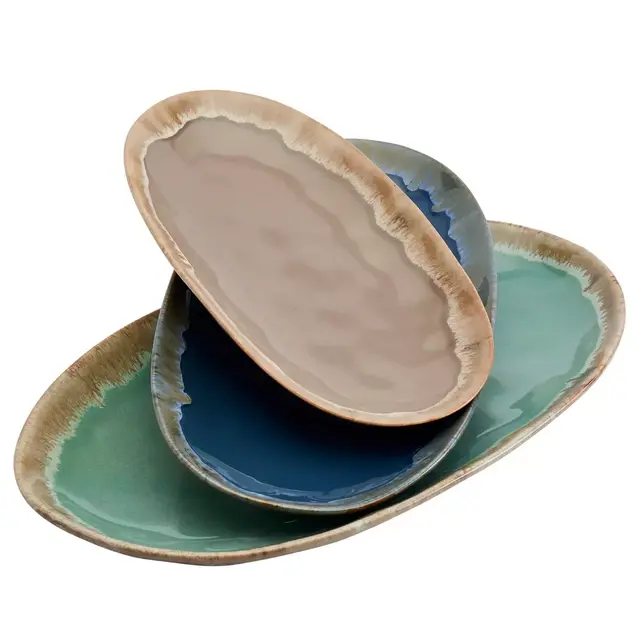 Tabletops Gallery® Tuscan 3-Piece Serving Platter Set