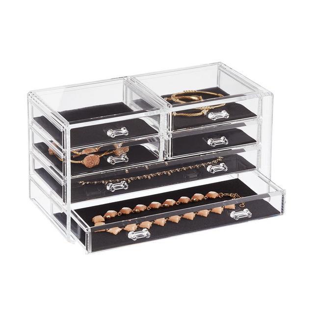6-Drawer Premium Clear Acrylic Chest