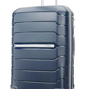 Samsonite Freeform 28-Inch Large Luggage with Dual 360° Spinner Wheels - Checked Suitcase - TSA Lock, Airline-Approved - Lightweight Durable Polypropylene Expandable Hardshell - Navy