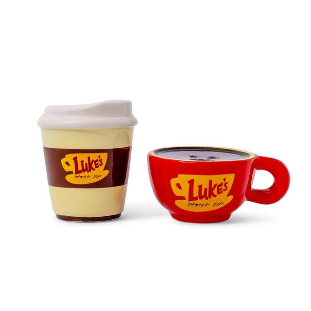 Silver Buffalo Gilmore Girls Luke's Diner Ceramic Salt and Pepper Shaker Set
