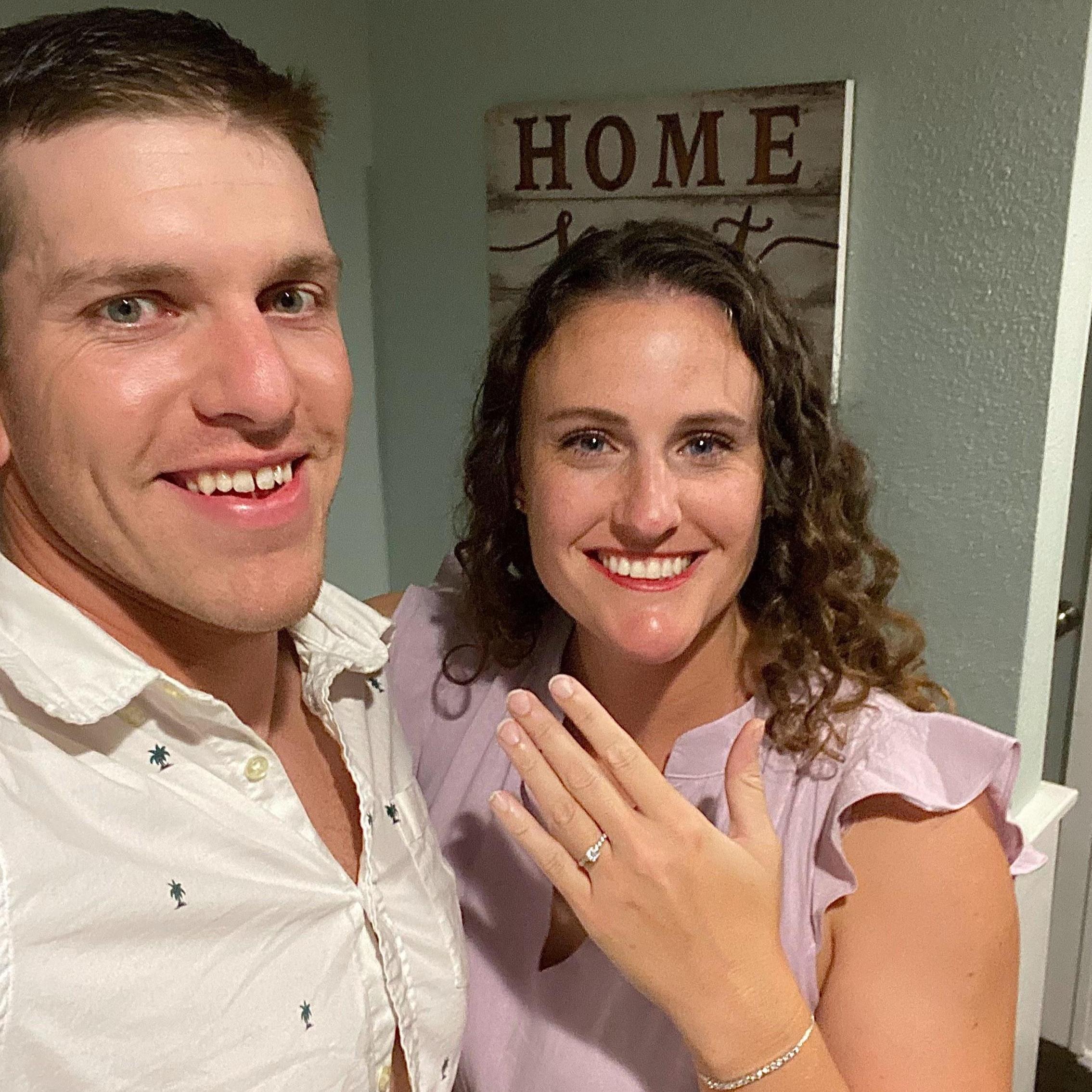 The night of our engagement 8/27/21
