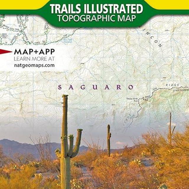 Saguaro National Park Map (National Geographic Trails Illustrated Map, 237)