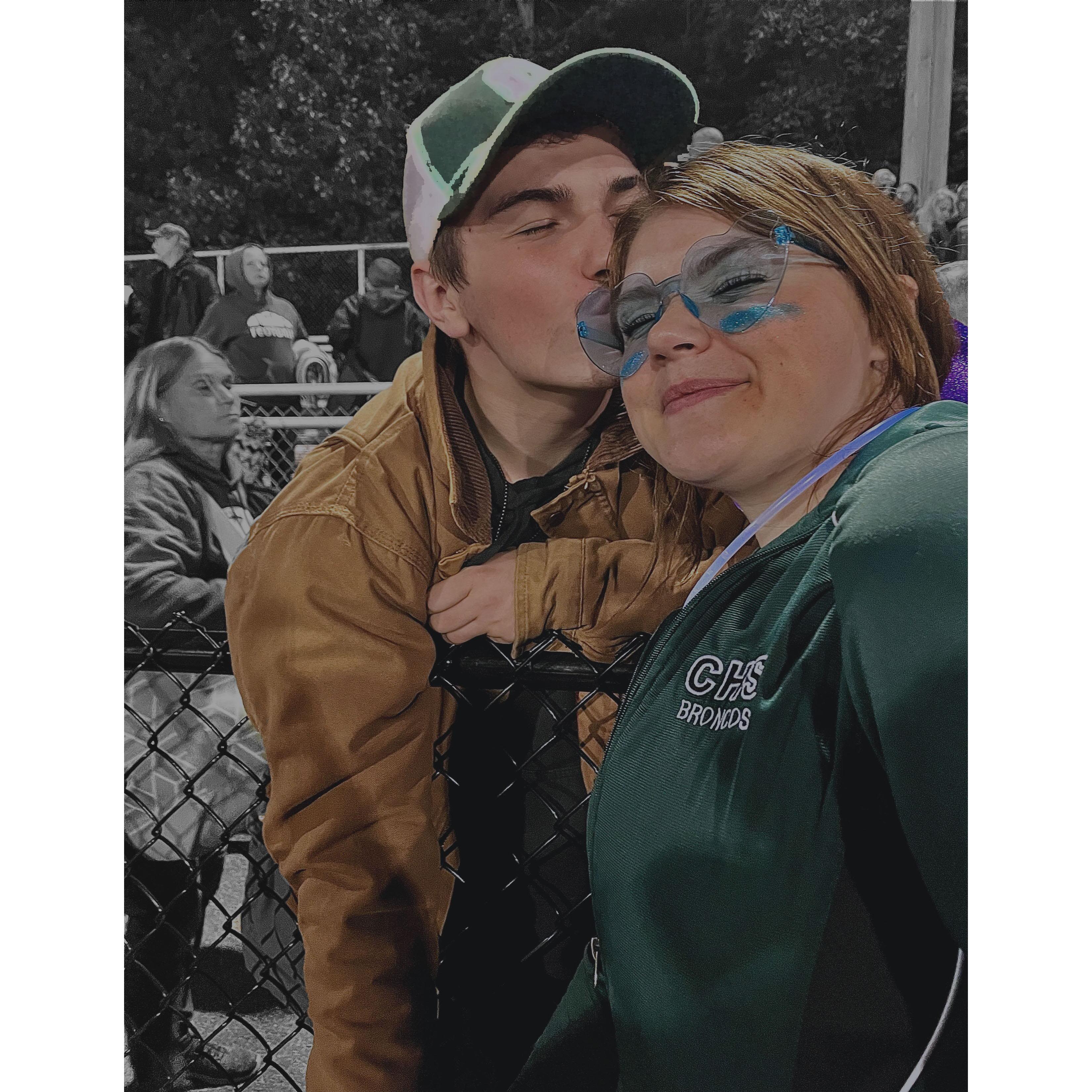 football game. he really never missed one