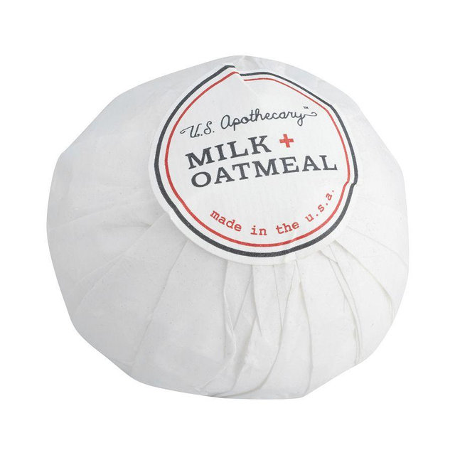 U.S. Apothecary Milk + Oatmeal Bath Bomb