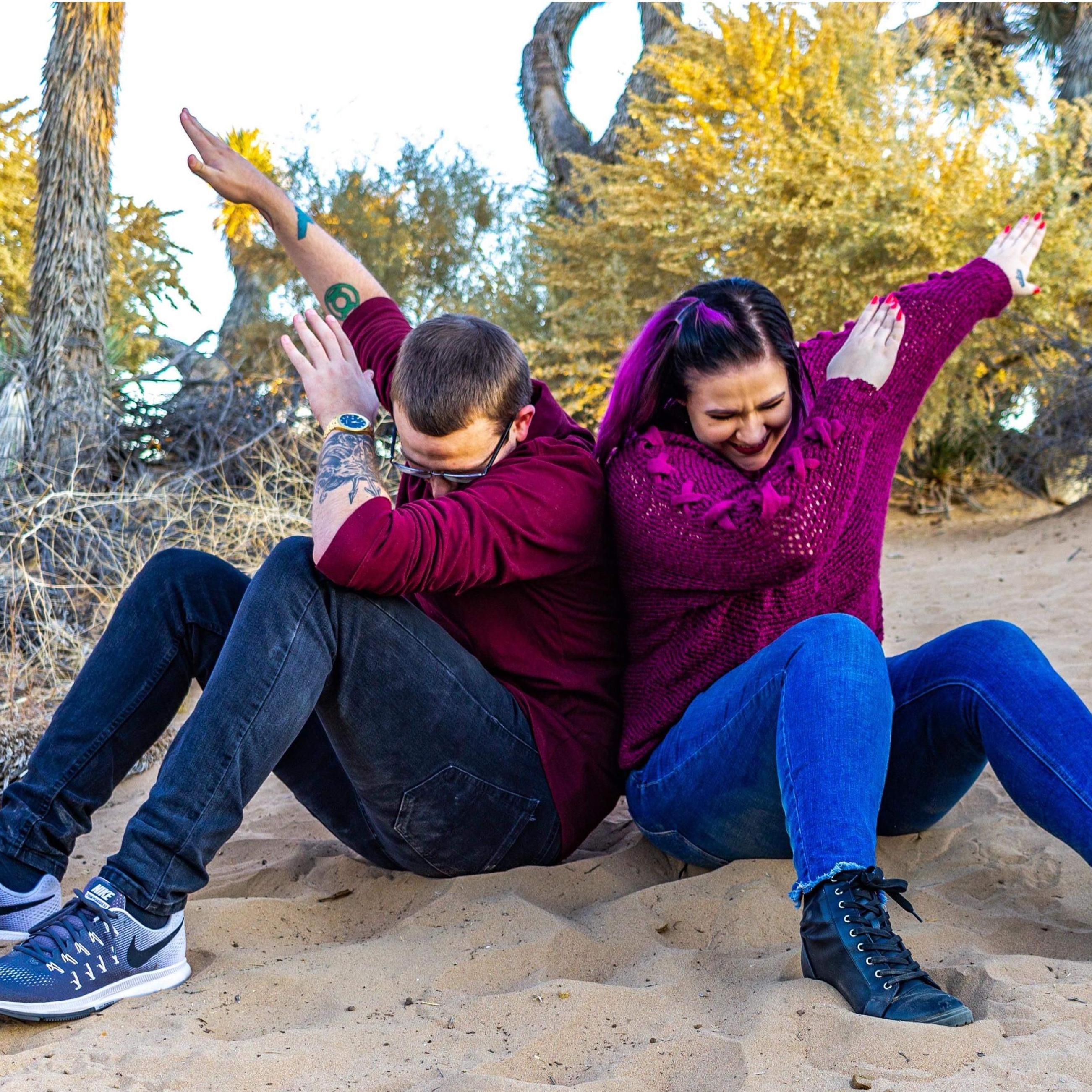 We did some Couple pictures, and this is Mikey's favorite.