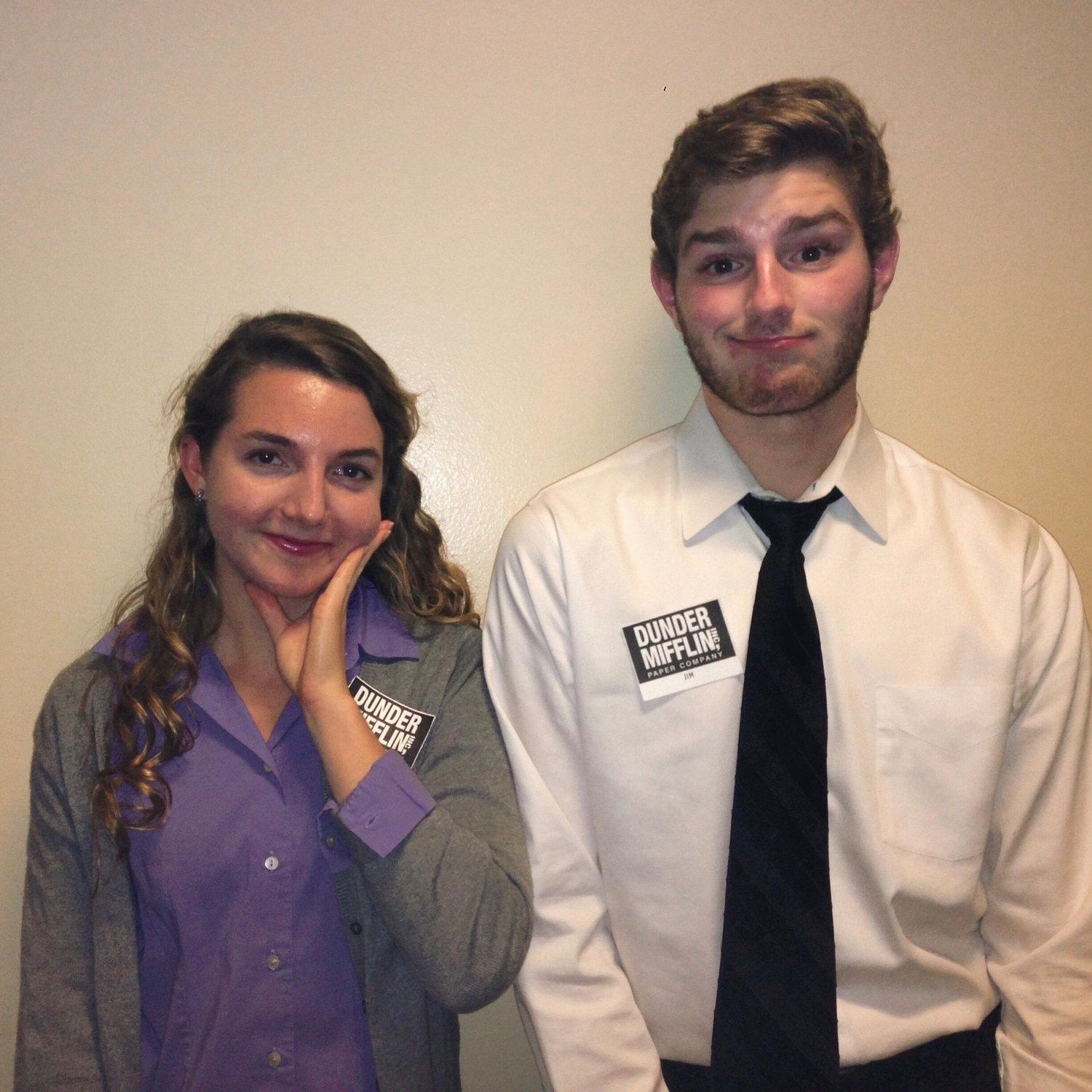For Halloween in 2015 Mattie and Justin went as Jim and Pam from The Office.