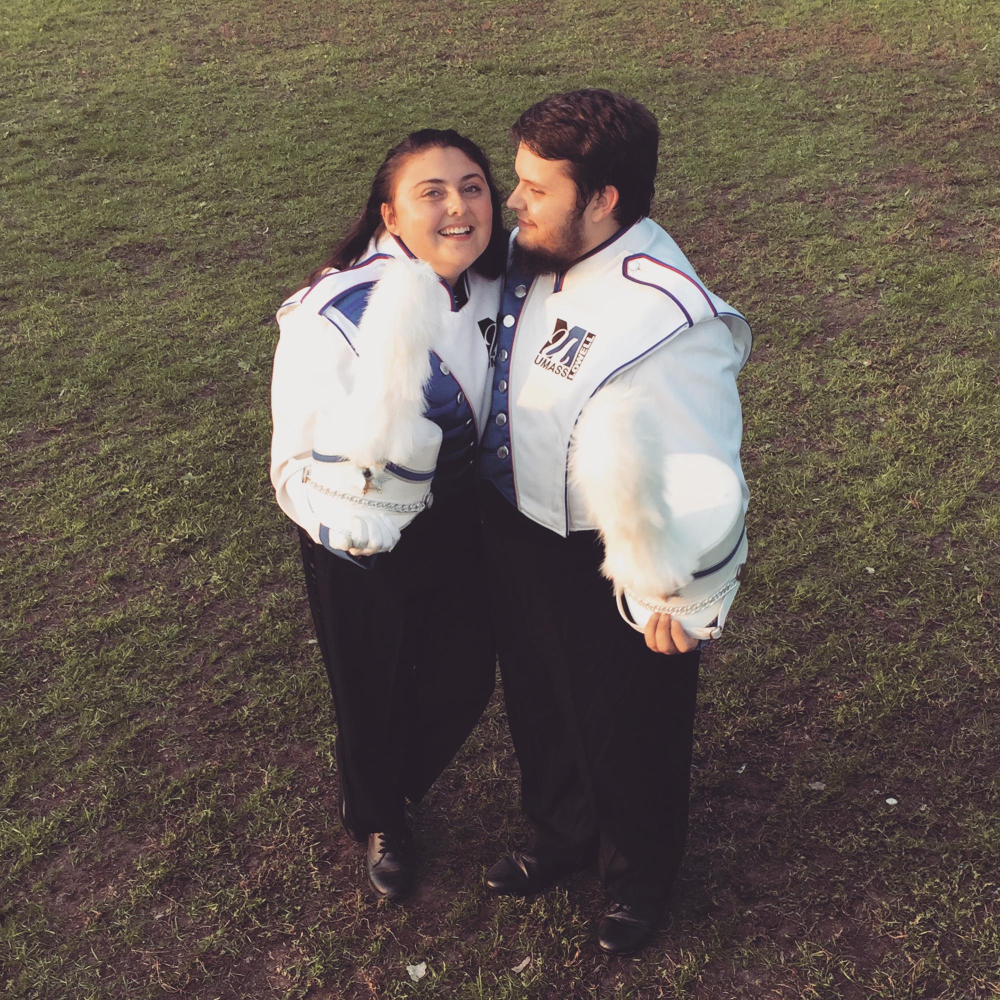Our first marching show together in college