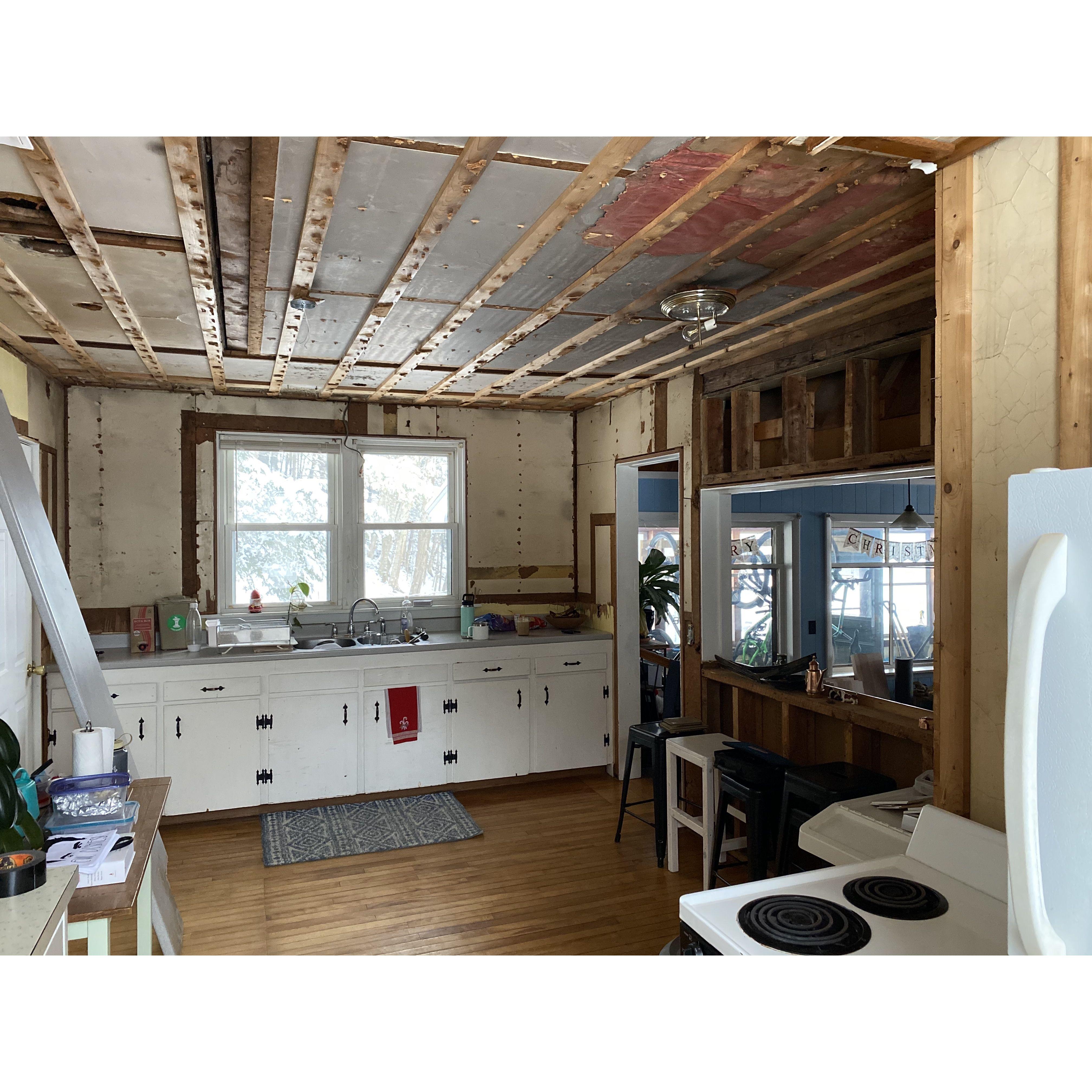 When we may have realized we were in over our heads for this renovation.