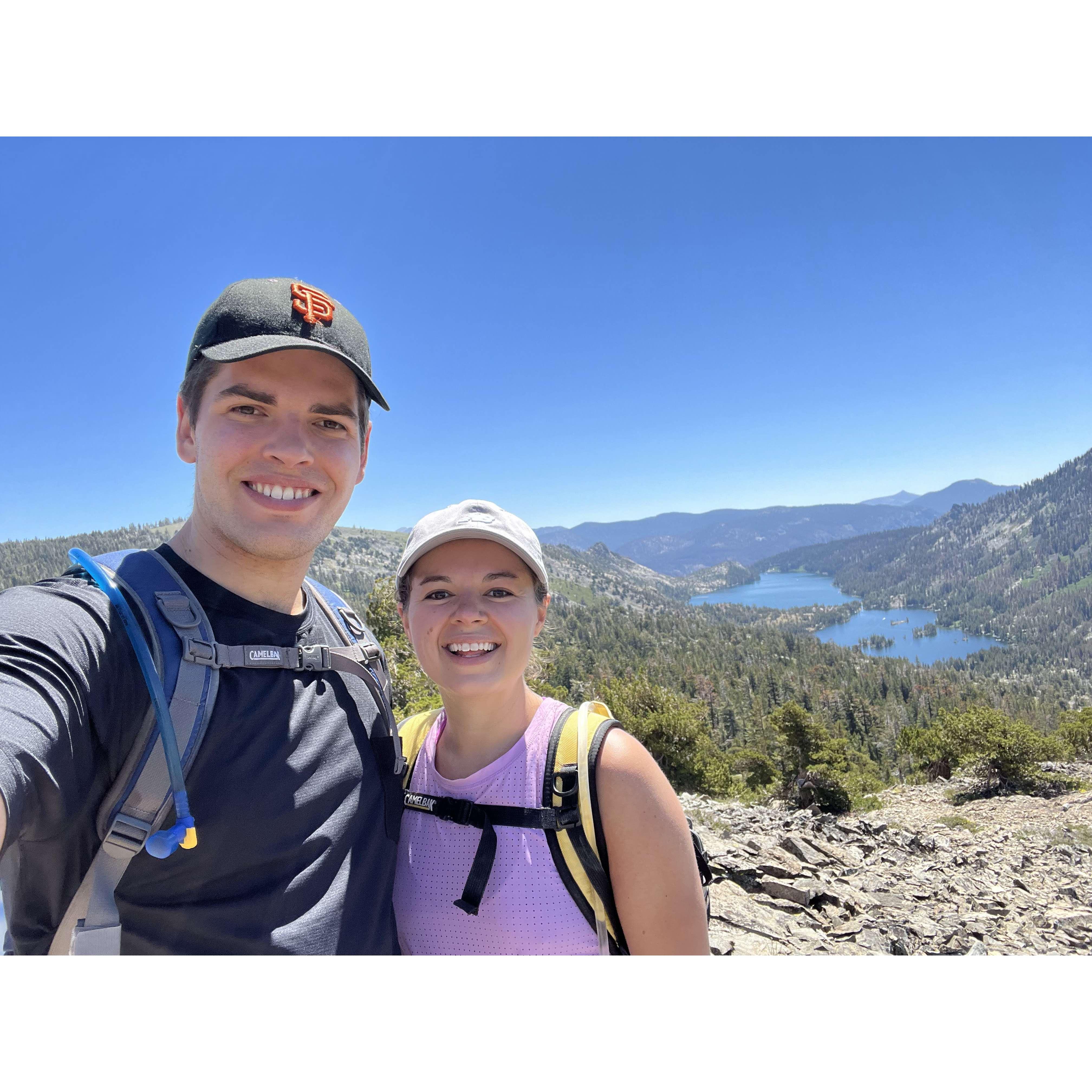 July 2022, Lake Tahoe, CA - One of the many great views from a 15+ mile hike!