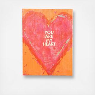 You Are My Heart Wall Panel