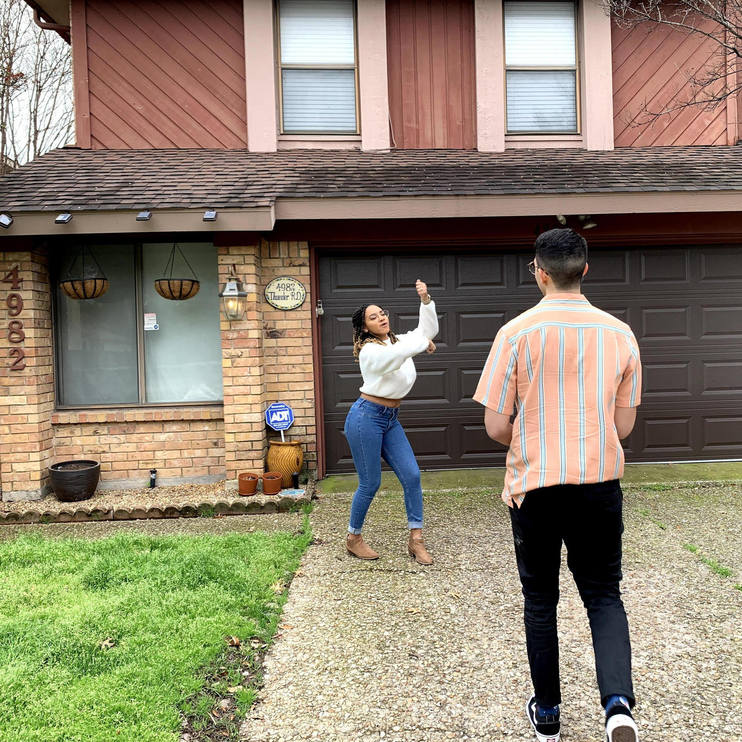 Pure excitement getting the keys to our first home! #adulting