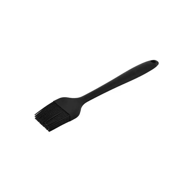 Unique Bargains Silicone Heat Resistant Grilling Barbecue Oil Basting Pastry Brush Black