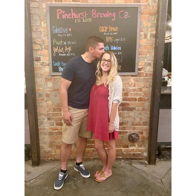 One of our first dates!
