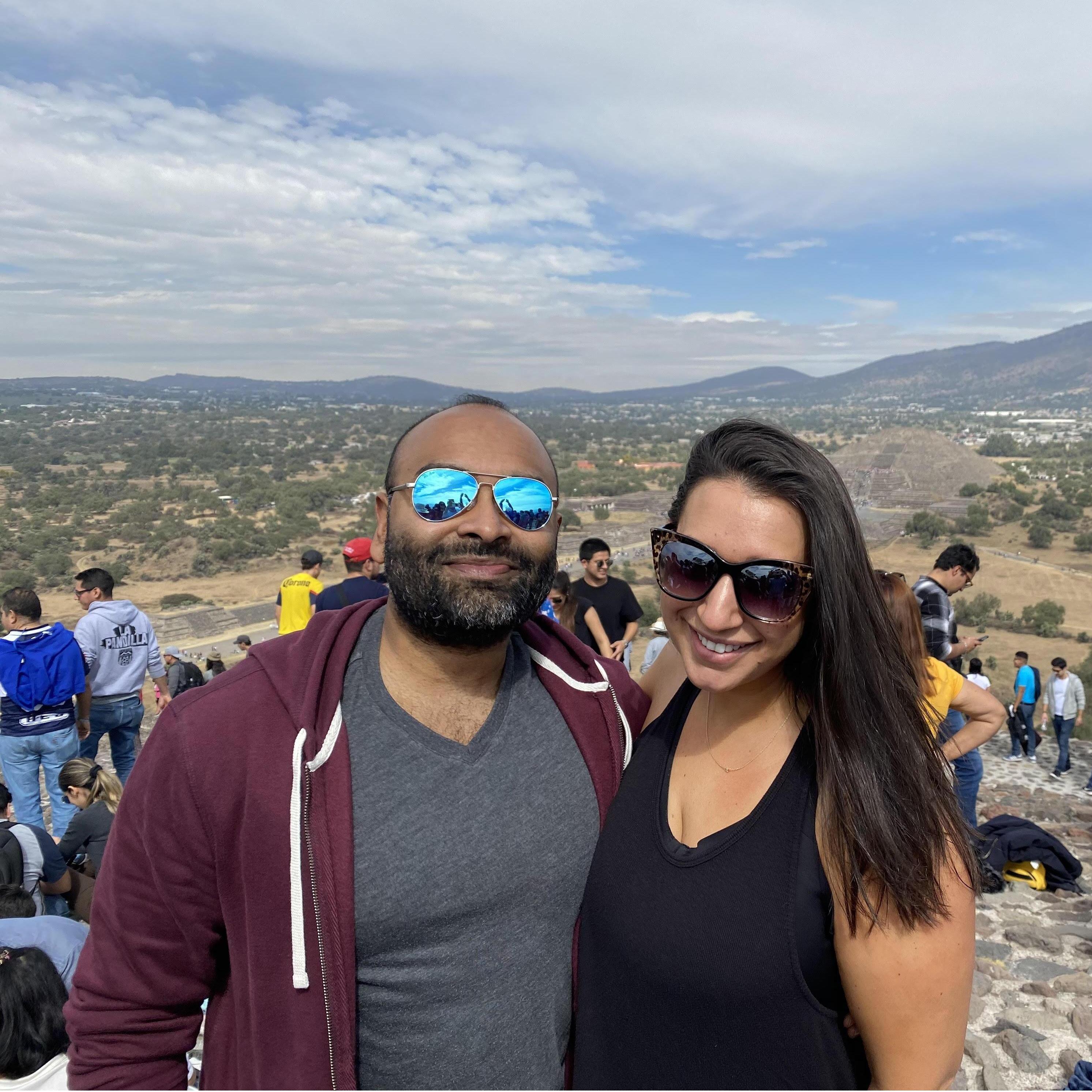 Visiting the ancient city of Teotihuacan in Mexico. 
December 2019