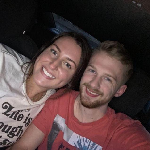 One of our first photos together, taken July 4, 2020. We were watching fireworks in his car, and we listened to Harry Styles because Robby knew how much Chloe loves his music.