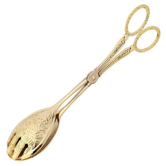 Bread Tongs Vegetable Clips Cake Clamp Buffet Clamps Barbecue Ice Salad Sugar Grilling Appetizers Tongs Kitchen Utensil Serving Baking Tools(2#)