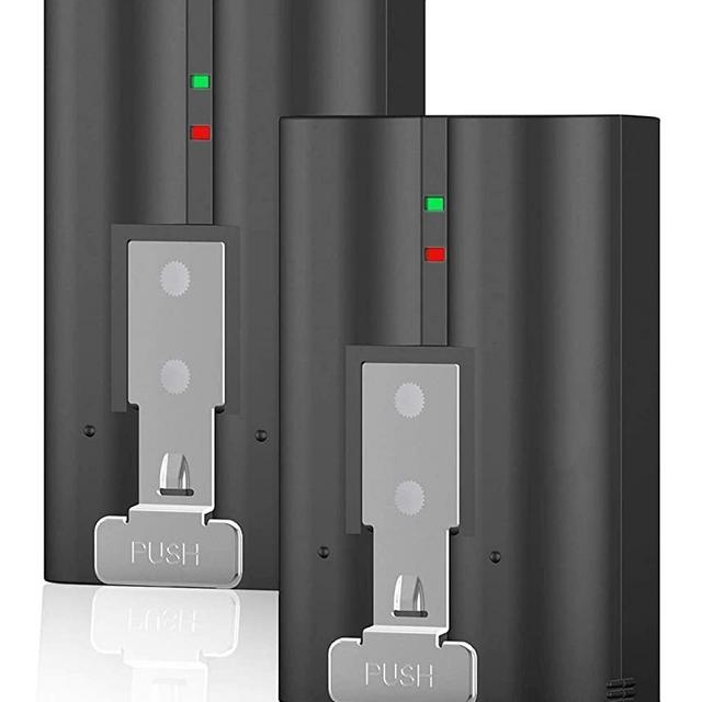 2 Packs Rechargeable 3.65V Lithium-Ion Battery Compatible with Ring, for Video Doorbell 2/3 and Spotlight Cam Battery 6040mAh (2pcs Battery)