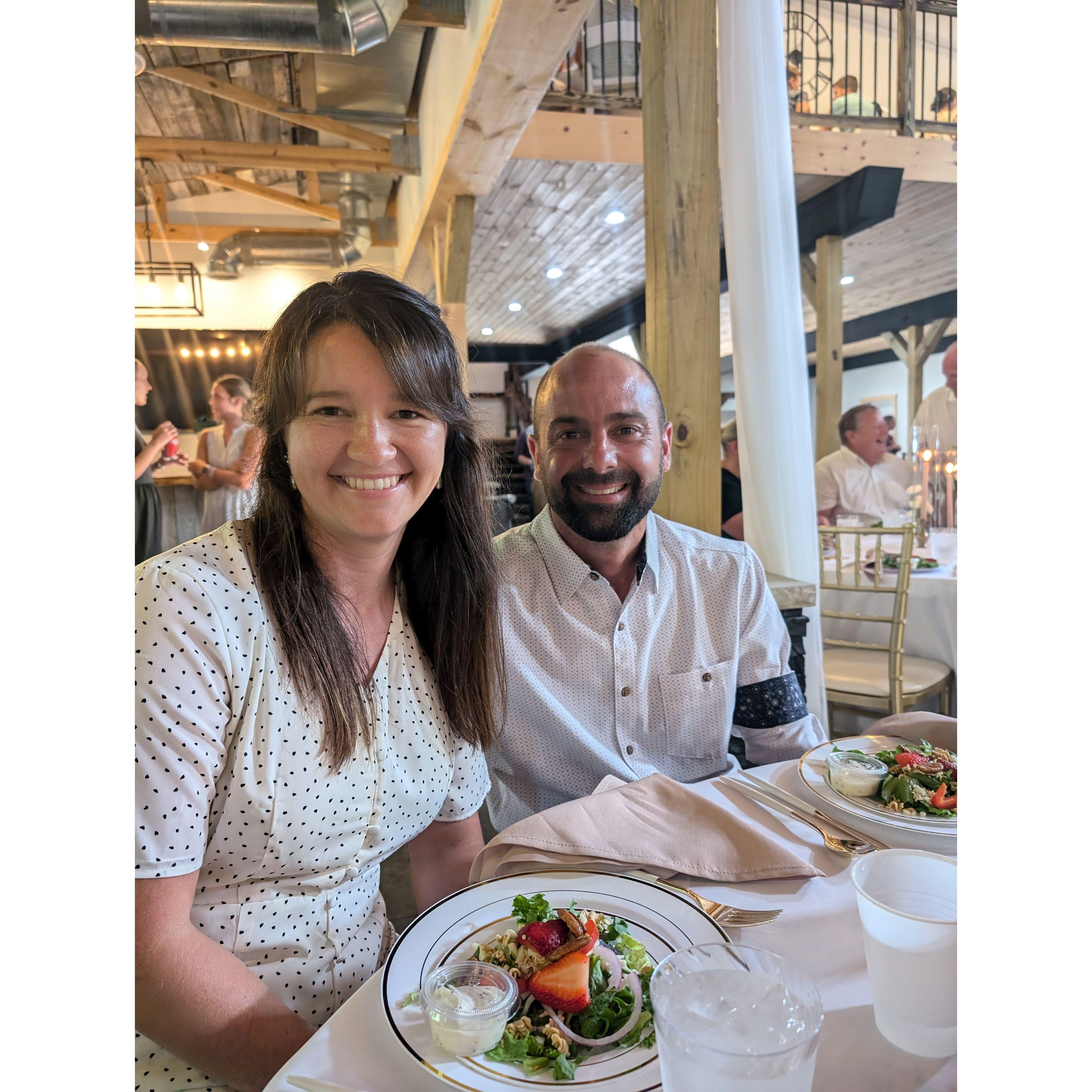 At a Friend's wedding together