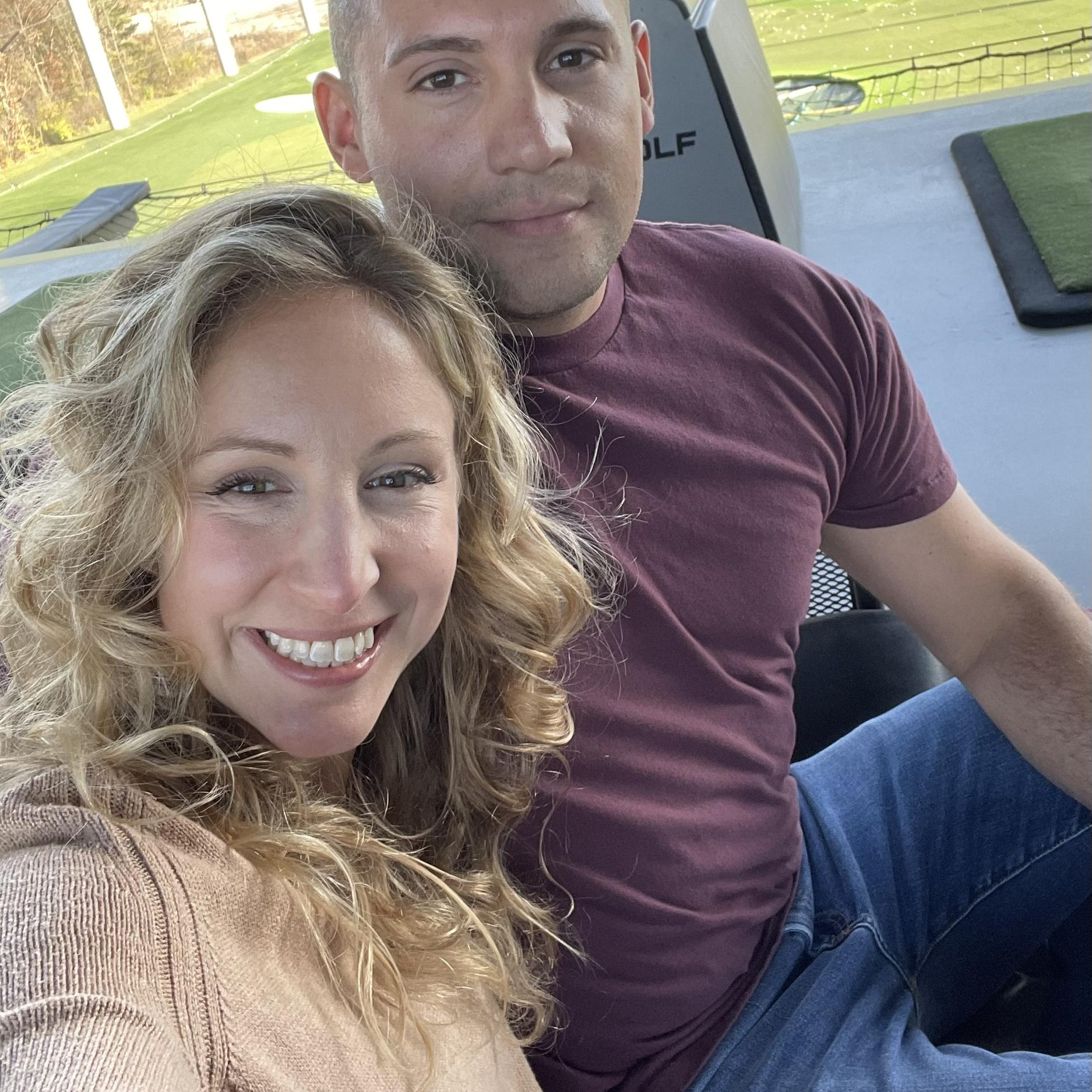 Top Golf! One of our first dates.