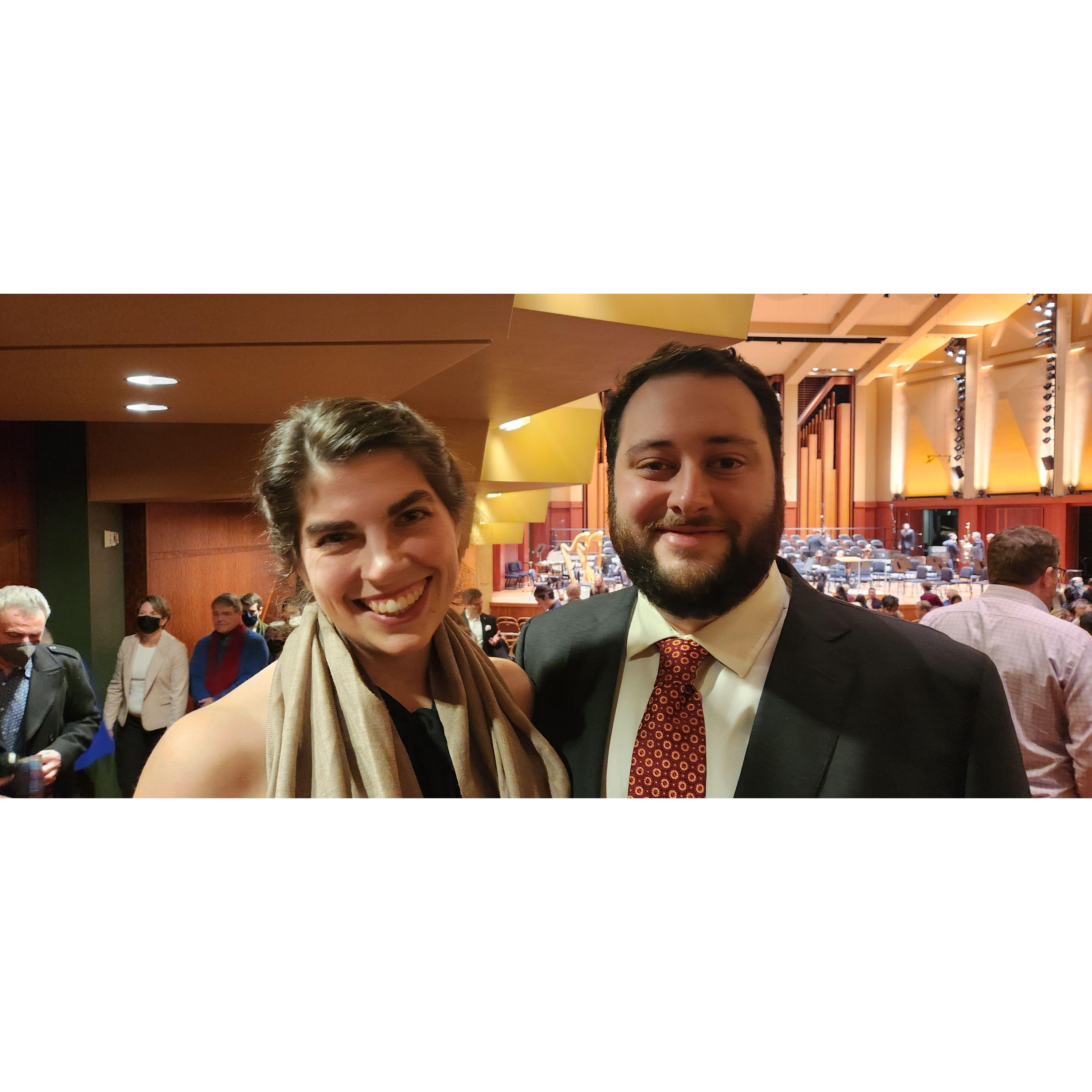 Fancy night out at the Seattle Symphony!