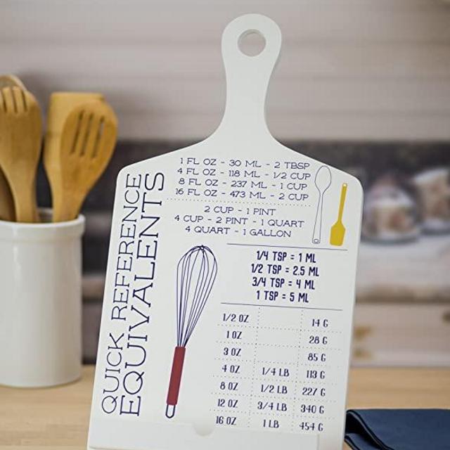 Boston Warehouse Tablet Holder and Cookbook Stand Cooking Measurements, 17x8.9